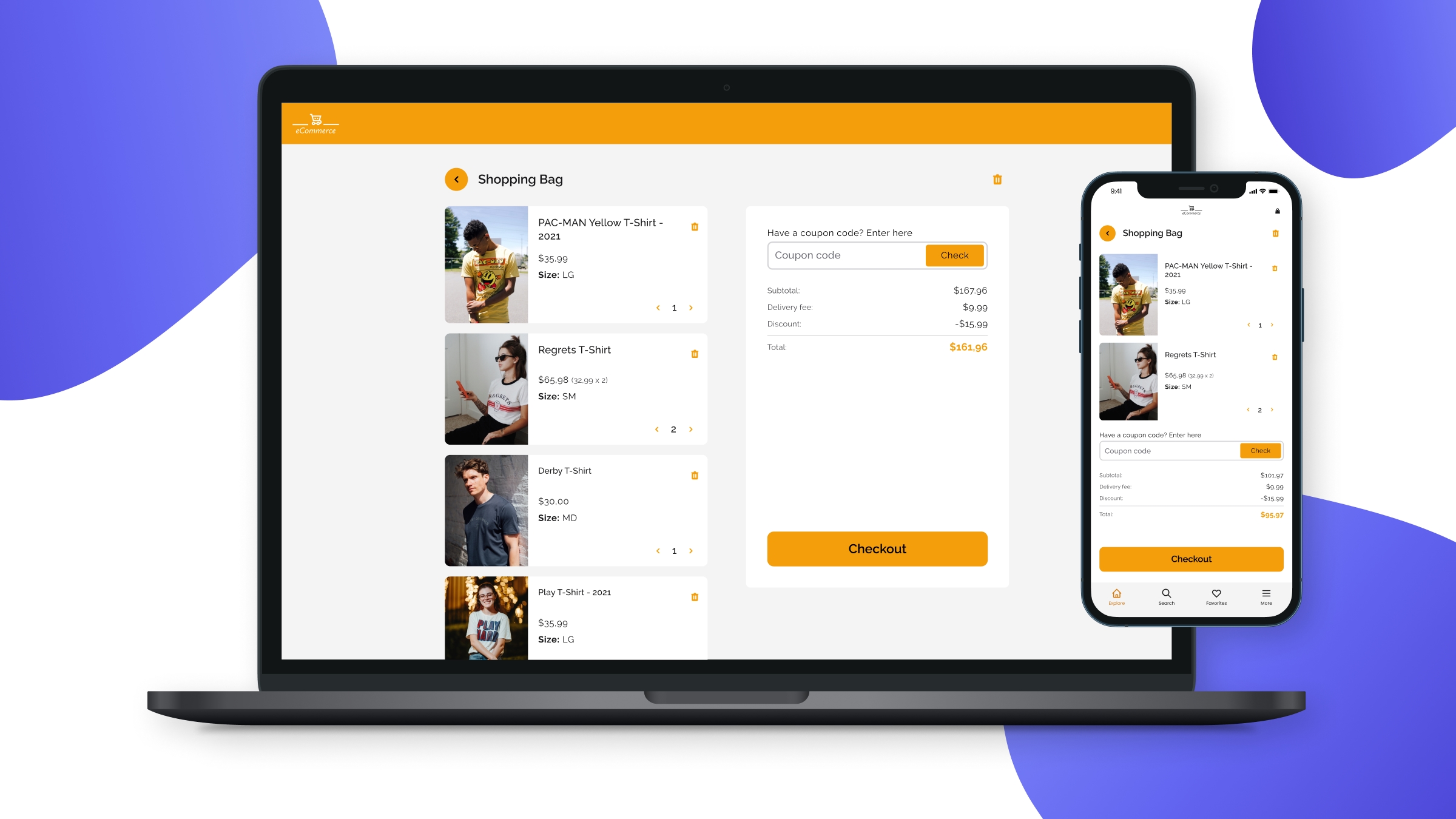 Universal app running on web and mobile